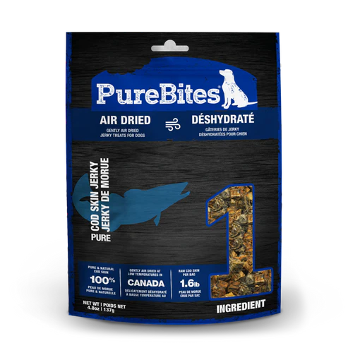 PureBites Air Dried Treats - Cod Skin