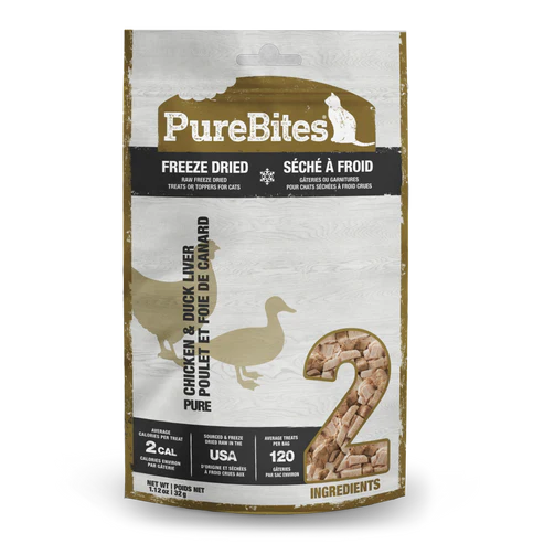 PureBites Freeze Dried Treats - Chicken & Duck Cat Treat