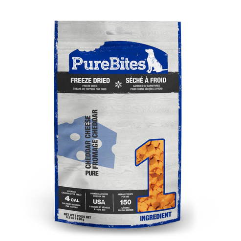 PureBites Freeze-Dried Dog Treats - Cheese PureBites