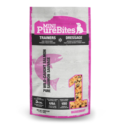 PureBites Freeze-Dried Dog Treats - Salmon Mini Trainers PureBites
