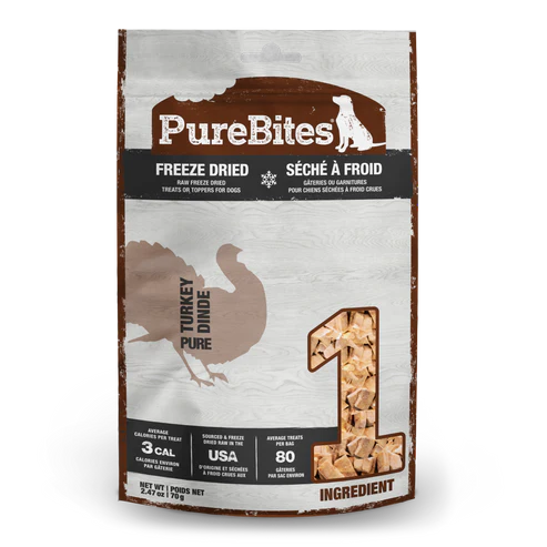 PureBites Freeze-Dried Dog Treats - Turkey PureBites