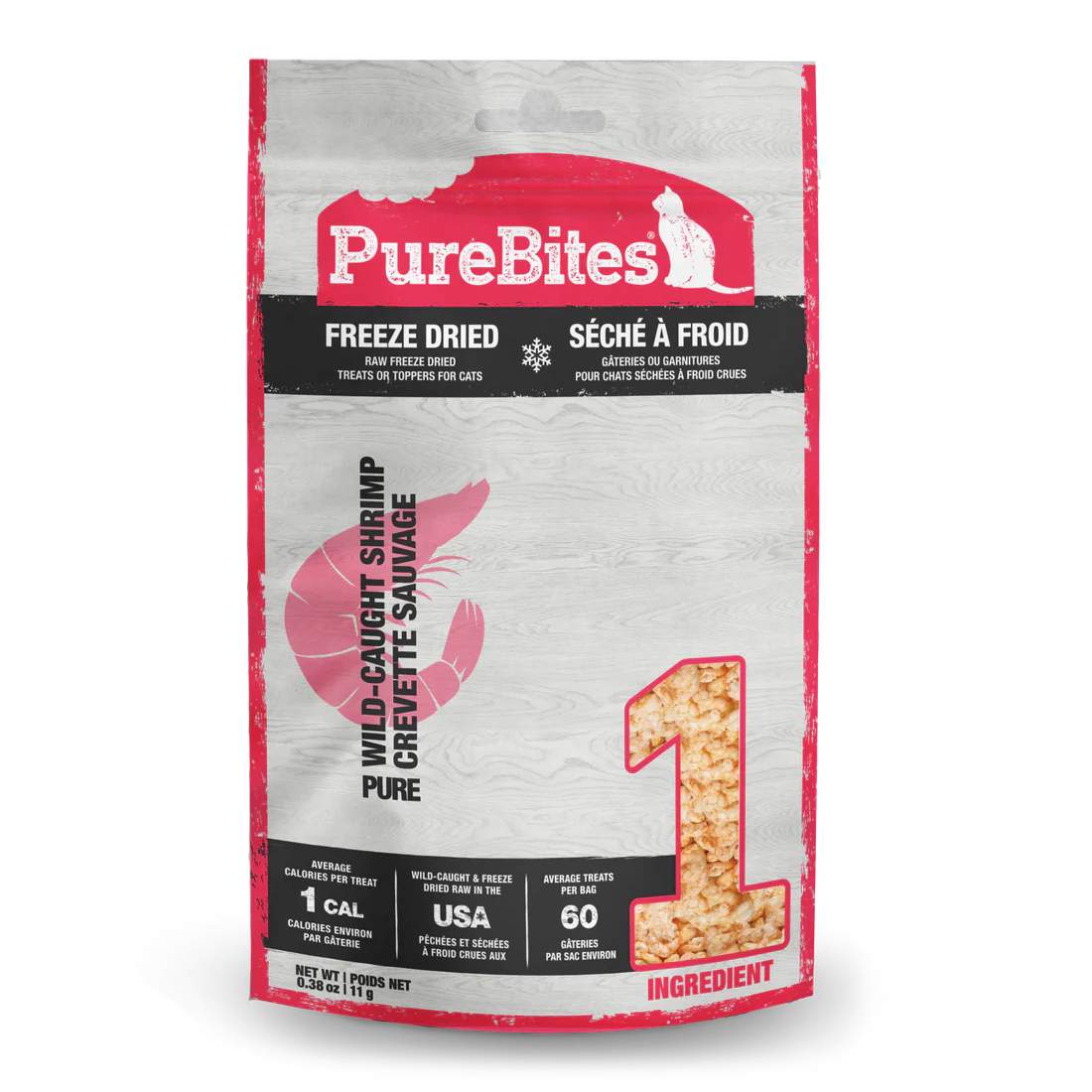 PureBites Freeze Dried Treats - Shrimp Cat Treat PureBites