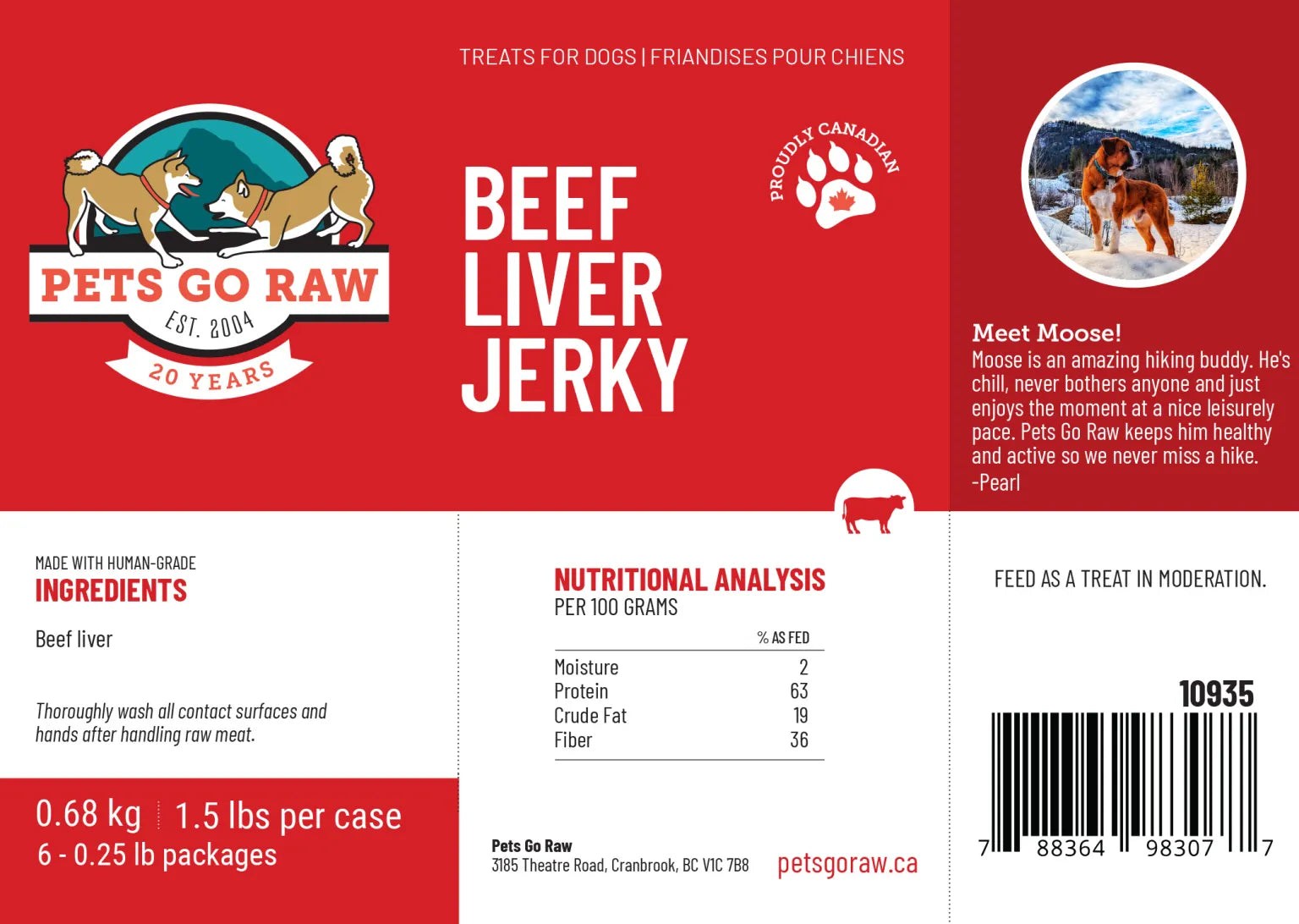 Pet's Go Raw Beef Liver Treats Pets Go Raw