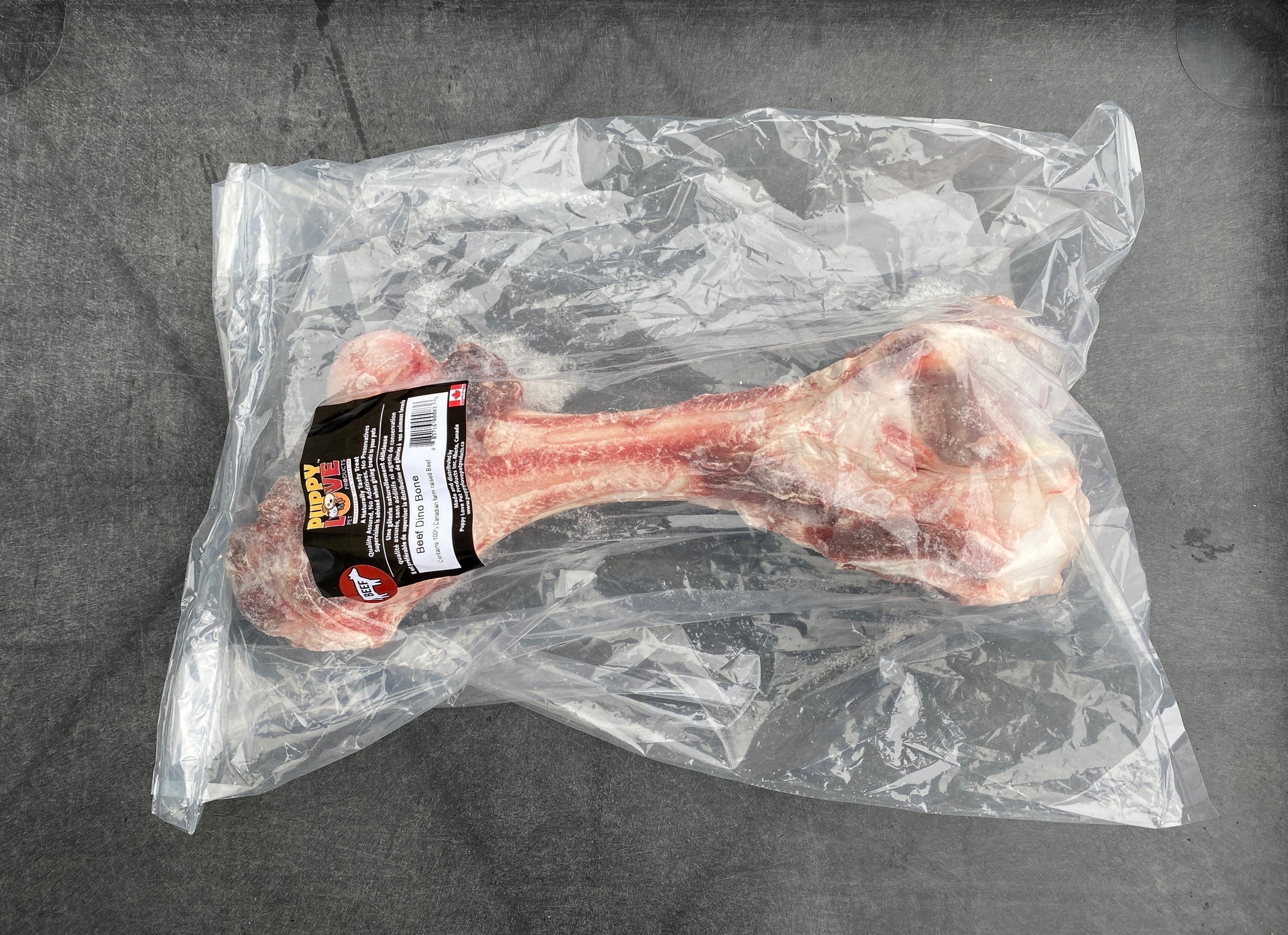 Puppy Love Raw Bison Rib Bones 1.5 LB Puppy Love