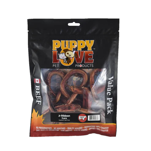 Puppy Love Canadian Beef Curlies Value Pack 5 Pieces Puppy Love