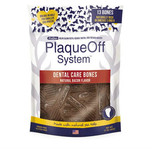 PlaqueOff Dental Bones - Bacon Flavor