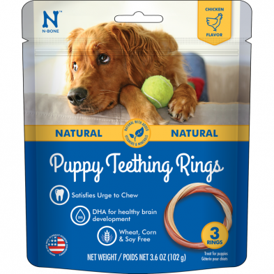 N-Bone Puppy Teething Ring Chicken NPIC Pet