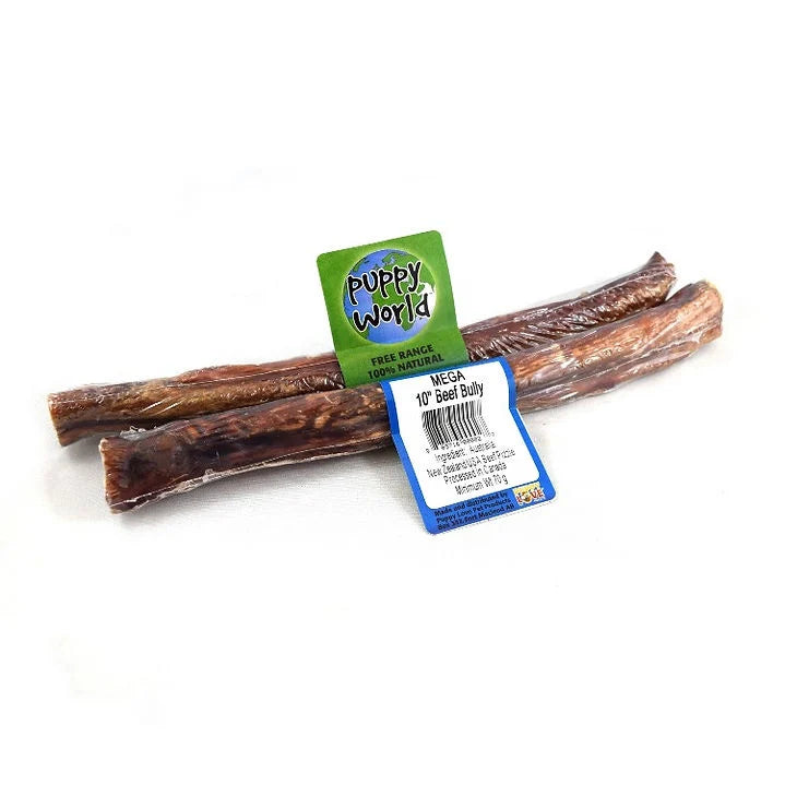 Puppy World Bully Stick Mega 10" Puppy World