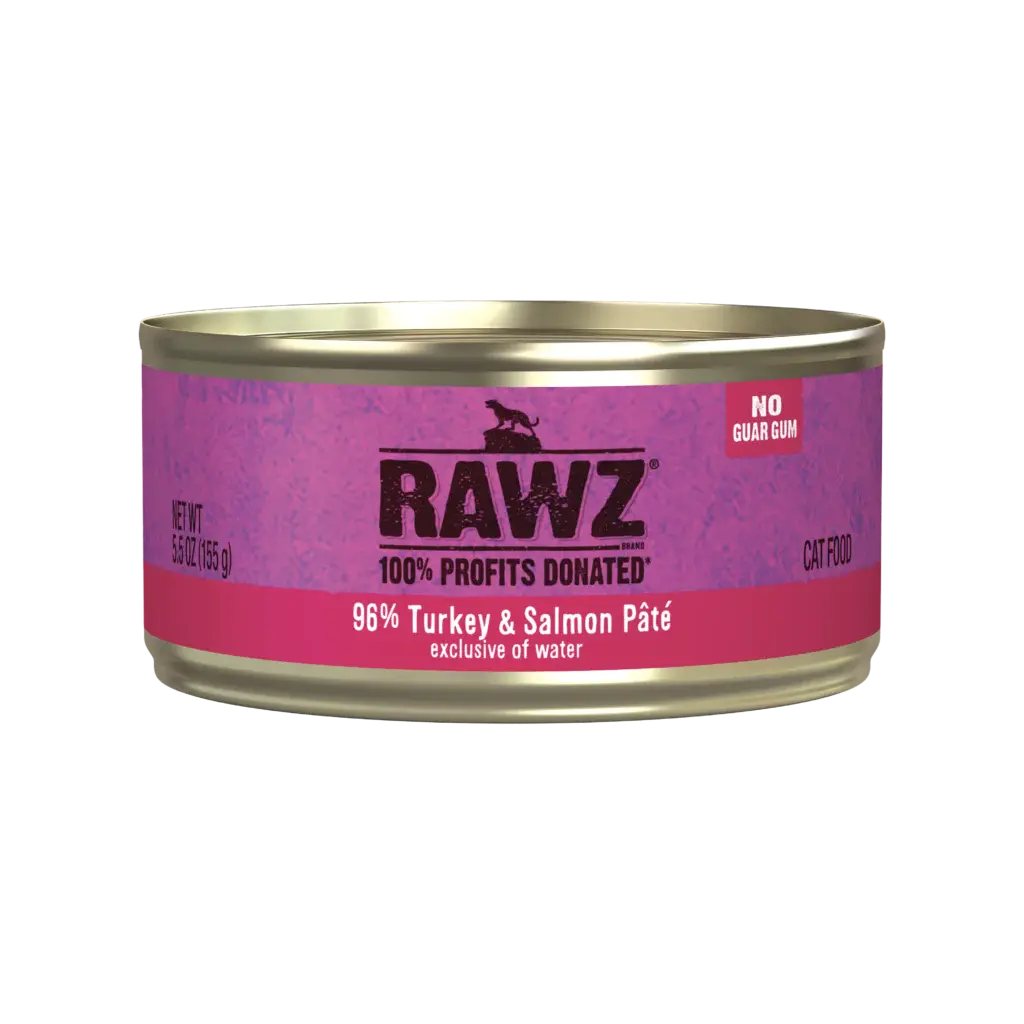 RAWZ 96% TURKEY & SALMON PATE CAT FOOD