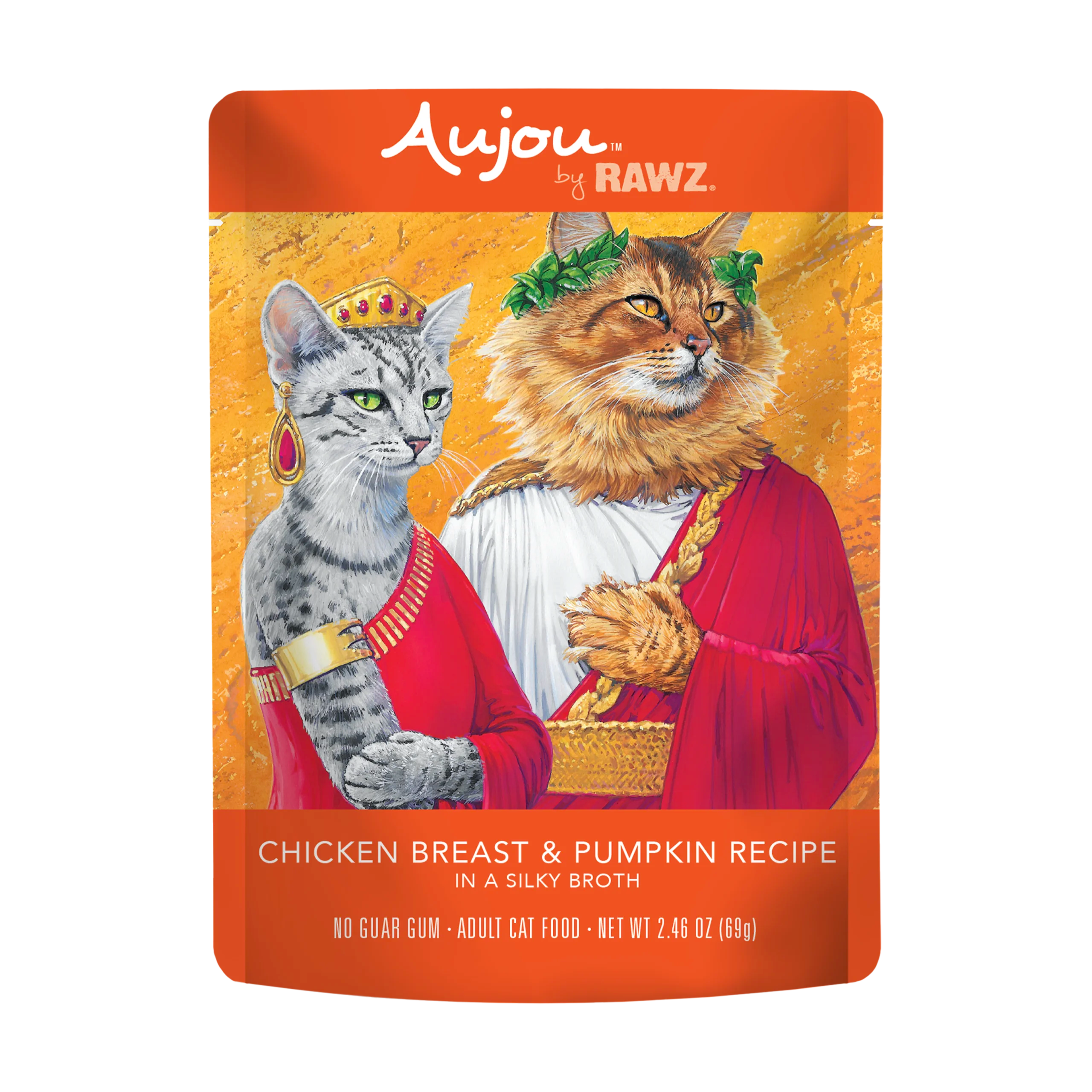 RAWZ Aujou Chicken Breast & Pumpkin Recipe Cat Food Rawz
