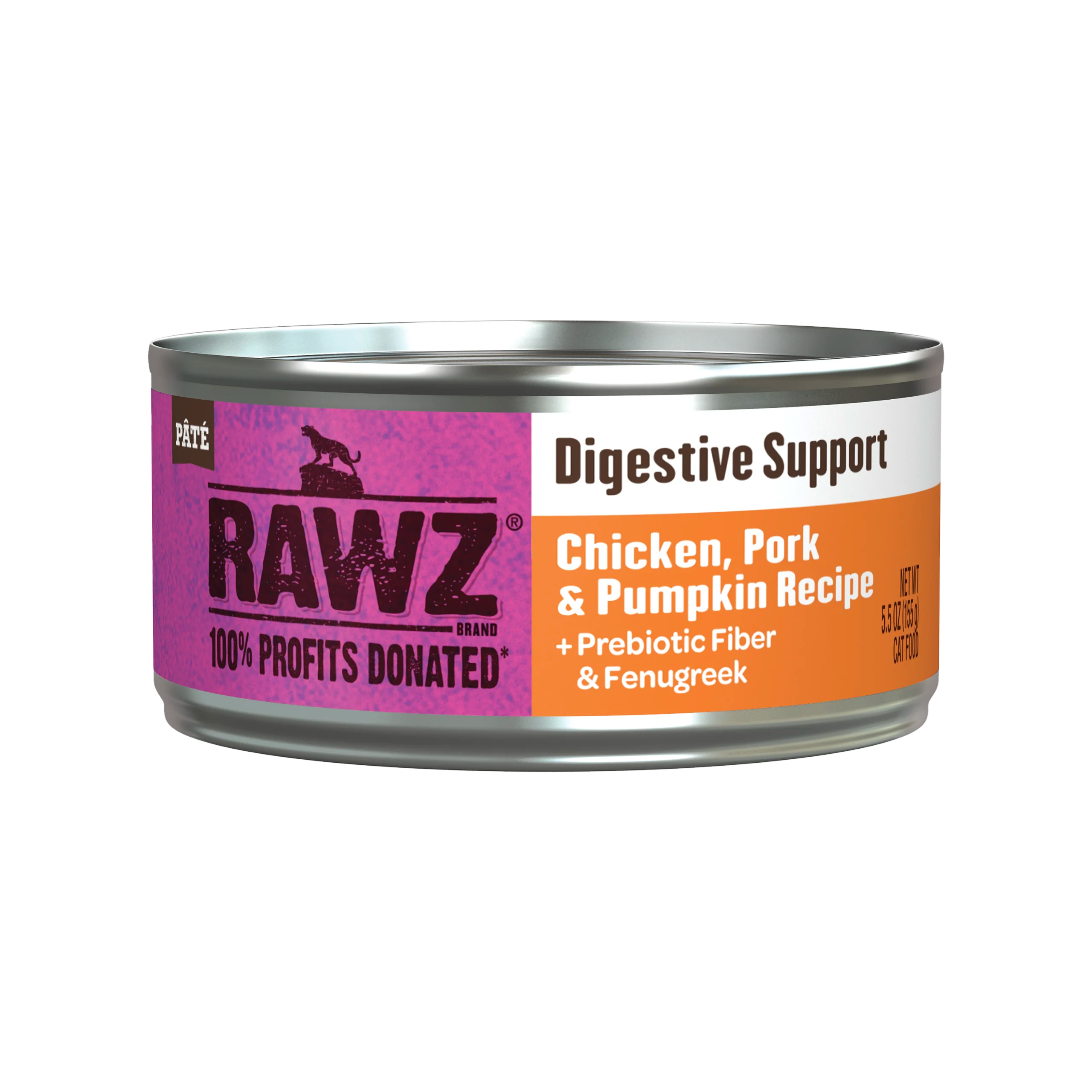 Rawz Digestive Support Chicken, Pork & Pumpkin Cat Food Rawz