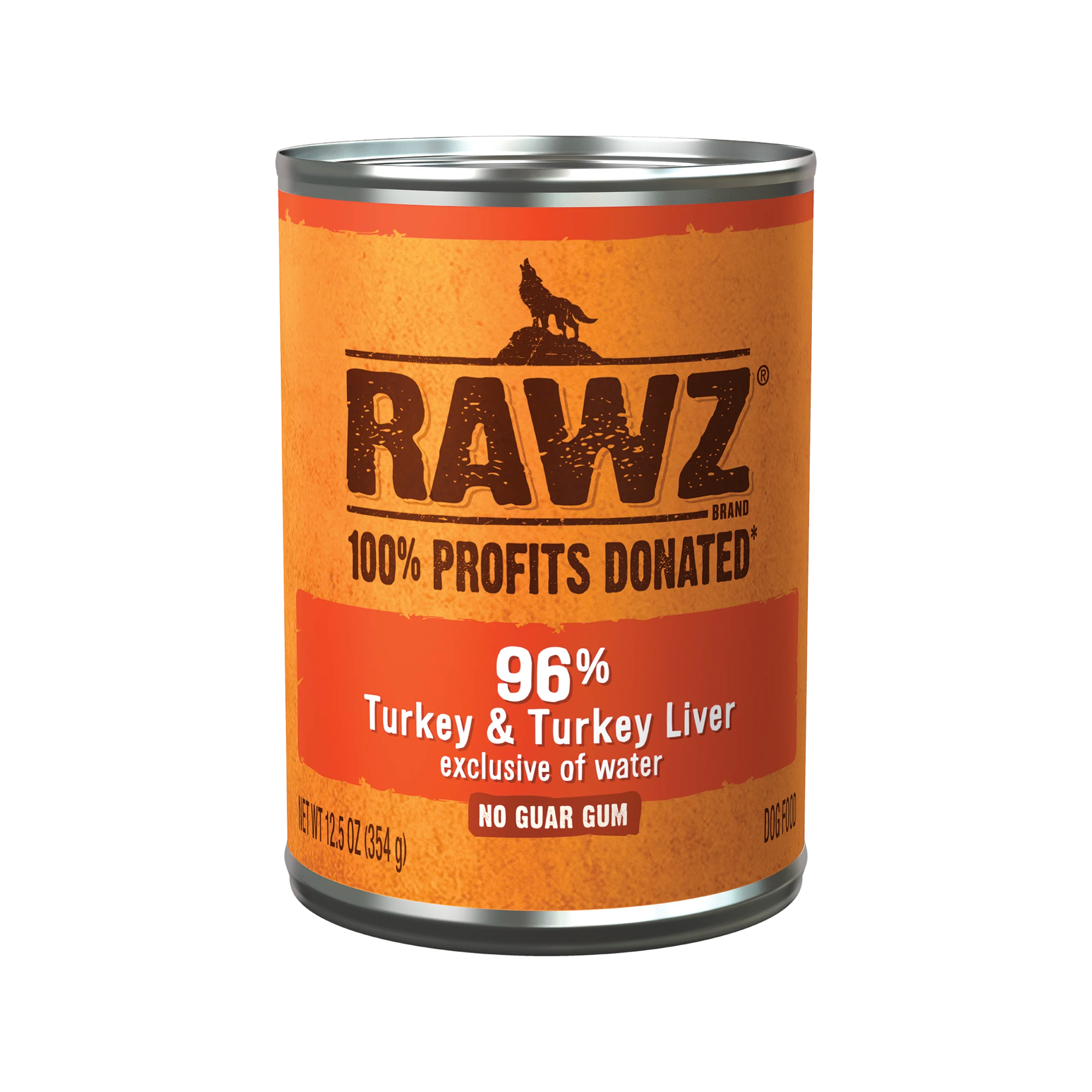 RAWZ 96% Turkey & Turkey Liver Dog Food Rawz
