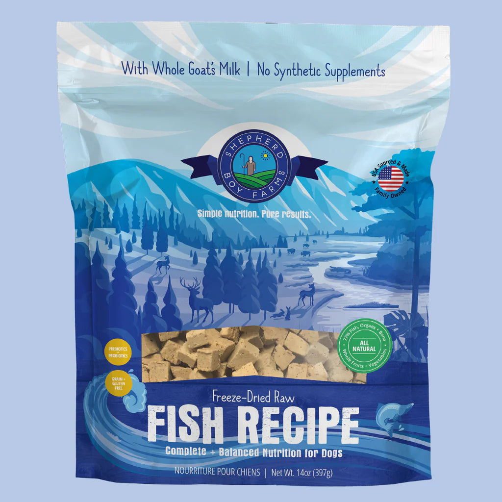 Shepherd Boy Farms' Freeze Dried Fish - Dog Formula Shepherd Boy