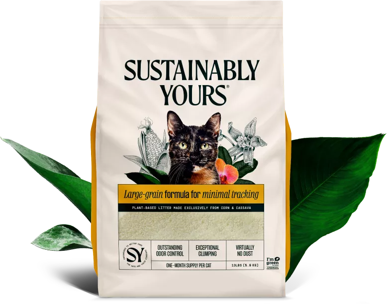 Sustainably Yours Natural Cat Litter - Large Grains Sustainably Yours