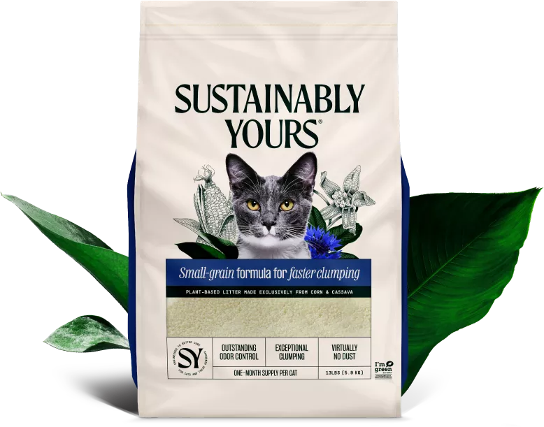Sustainably Yours Natural Cat Litter - Small GRain Sustainably Yours