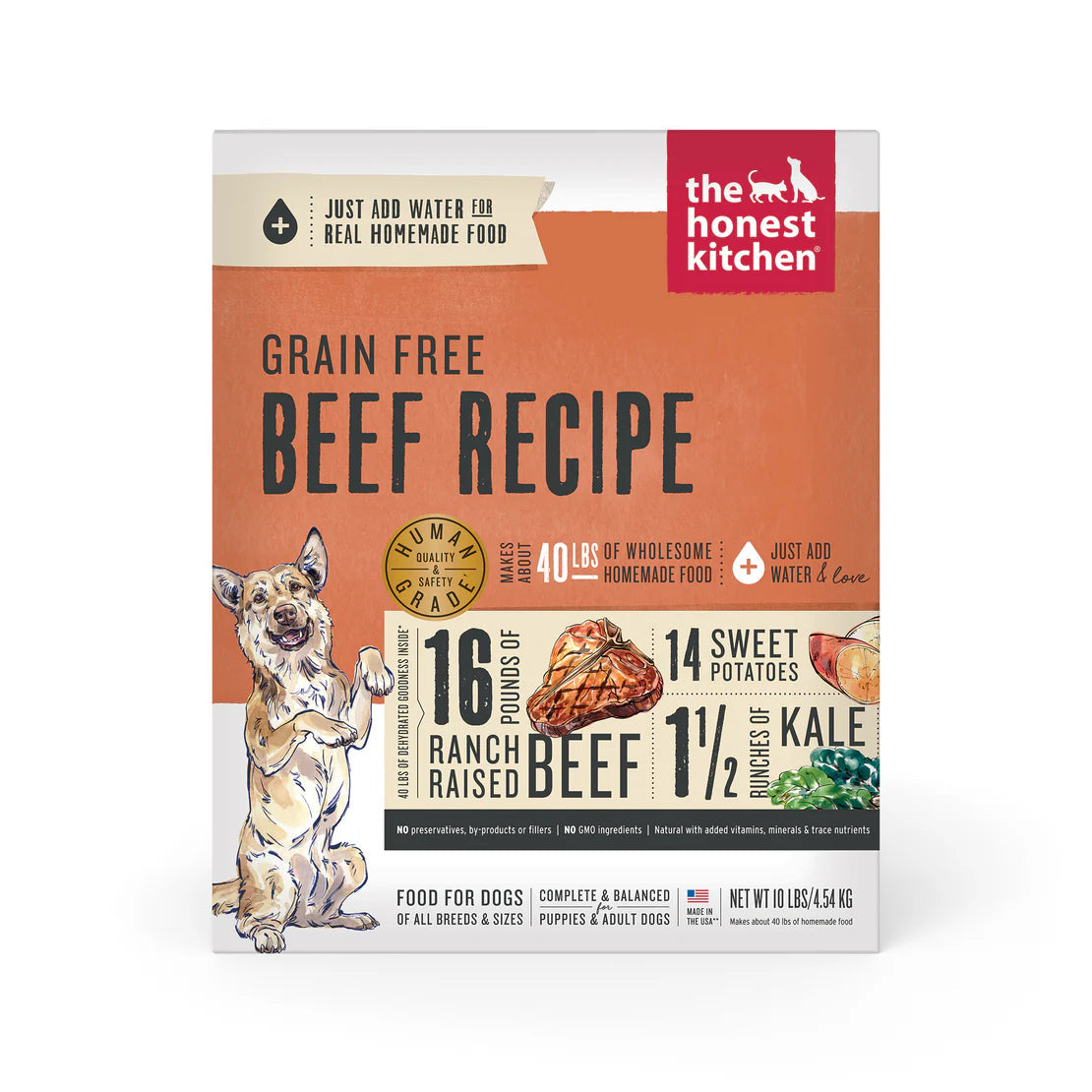 The Honest Kitchen Dehydrated Grain Free Beef Dog Food The Honest Kitchen