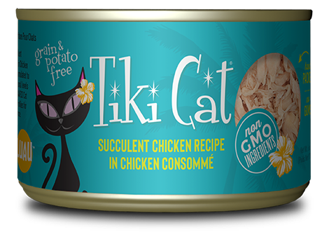 Tiki Cat Puka Puka Luau Succulent Chicken Tiki Cat