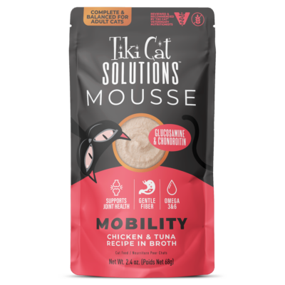 Tiki Cat Solutions Mousse Mobility Chicken & Tuna Recipe in Broth Tiki Cat