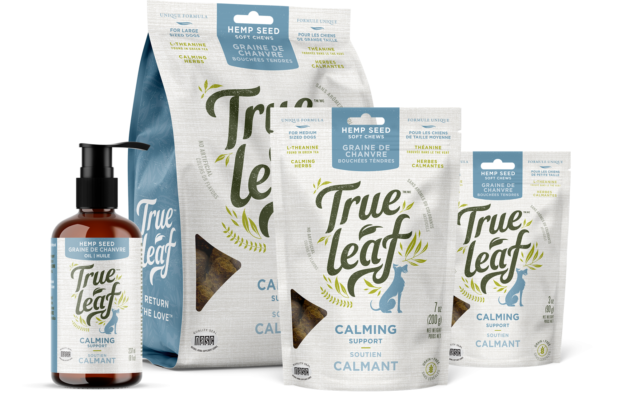 True Leaf Calming Support Chews for Dogs