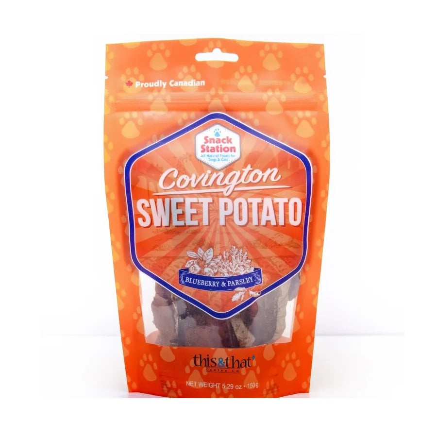 This & That Sweet Potato Blueberry & Parsley Chews