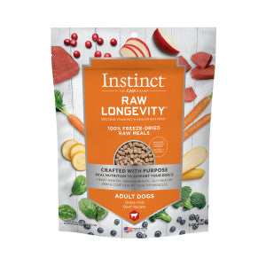 Instinct Raw Longevity 100% Freeze-Dried Raw Meals For Dogs - Beef Recipe Instinct