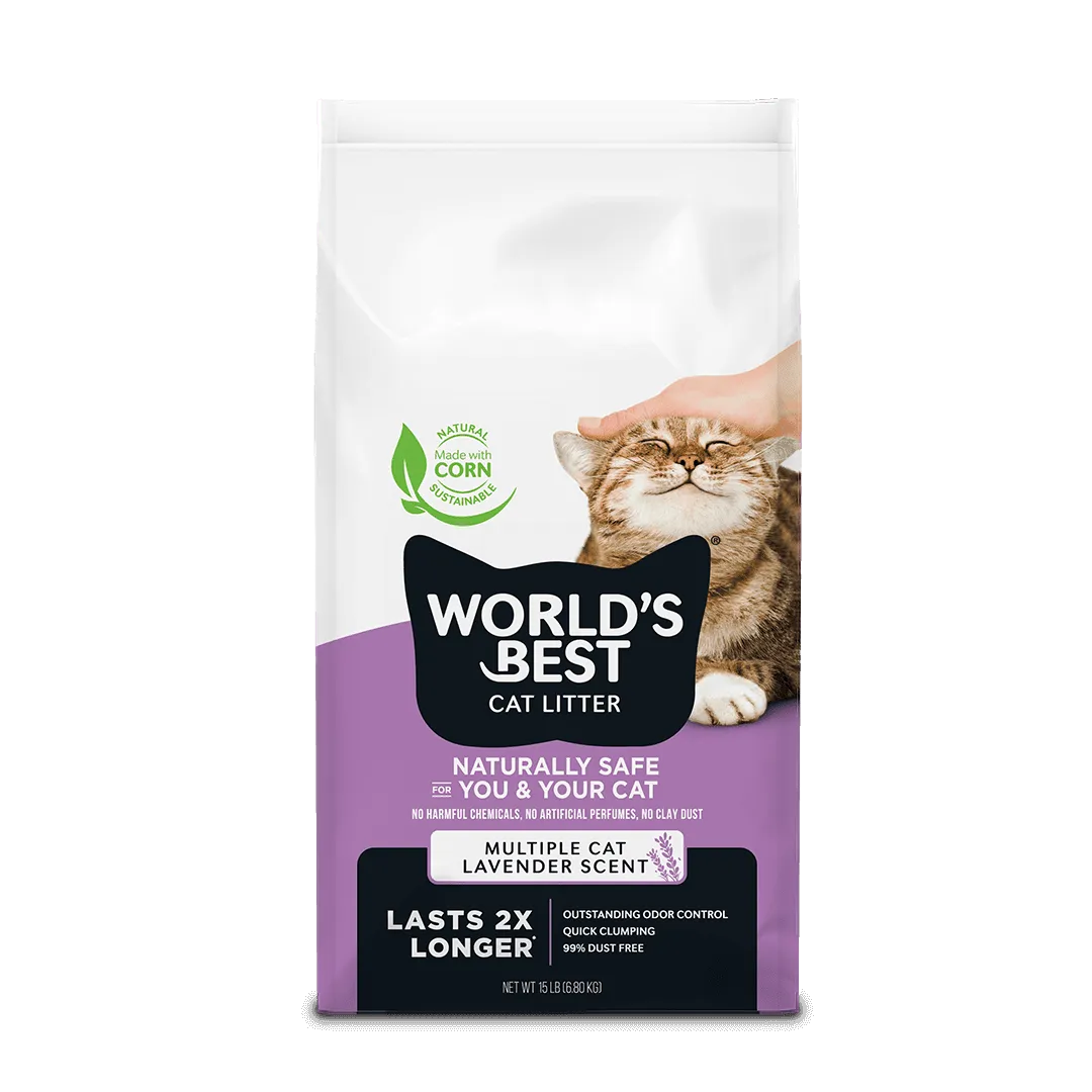 World's Best Multiple-Cat Scented Clumping Cat Formula Worlds Best