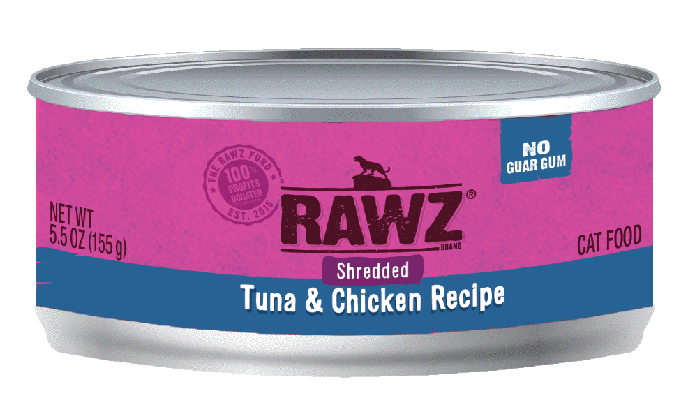RAWZ SHREDDED TUNA & CHICKEN CAT FOOD RECIPE