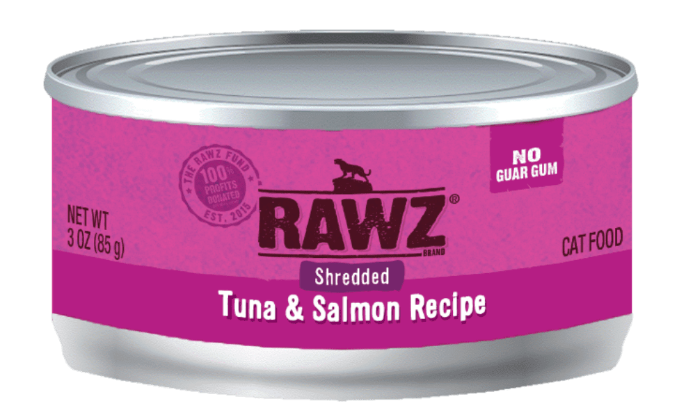 RAWZ SHREDDED TUNA & SALMON CAT FOOD RECIPE