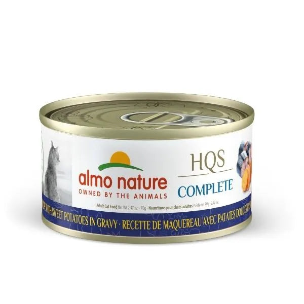 Almo Nature Complete - Mackerel Recipe with Sweet Potatoes in Gravy Canned Cat Food