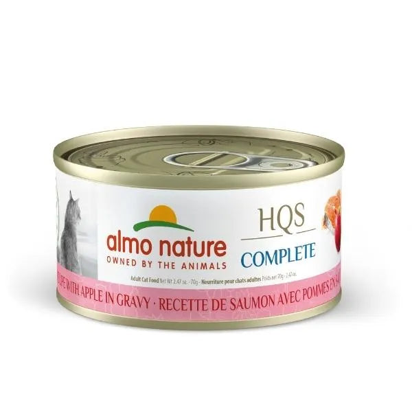 Almo Nature Complete - Salmon Recipe with Apples in Gravy Canned Cat Food