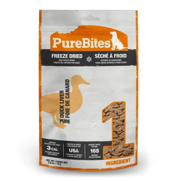 PureBites Freeze Dried Treats - Duck Liver