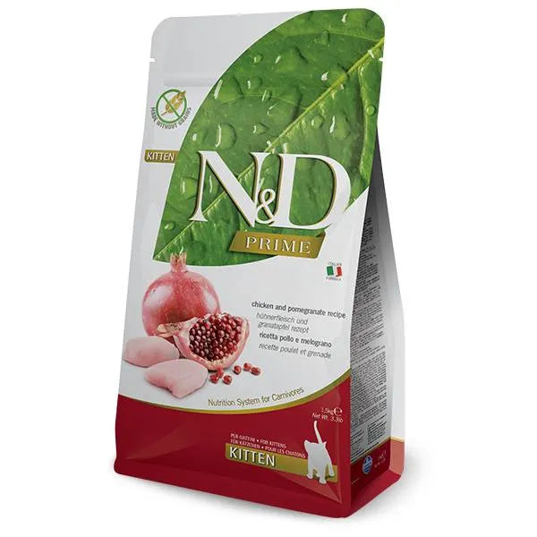 Farmina N&D Prime Kitten Cat Food - Chicken and Pomegranate