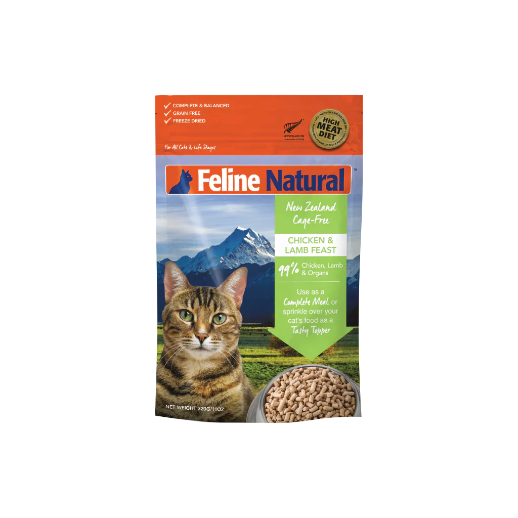 Feline natural Chicken & Lamb Feast Freeze-Dried Cat Food