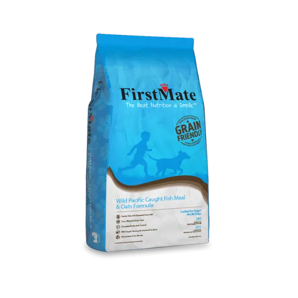 FirstMate Grain Friendly Wild Pacific Caught Fish and Oats