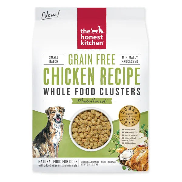 The Honest Kitchen Whole Food Clusters for Dogs - Grain Free Chicken