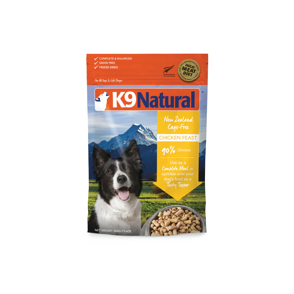 K9 freeze deals dried dog food