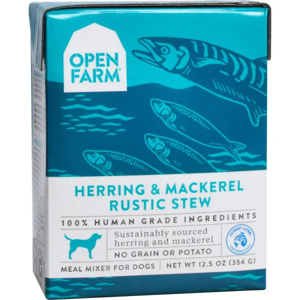 Open Farm Dog Meal Mixer - Herring & Mackerel Rustic Stew