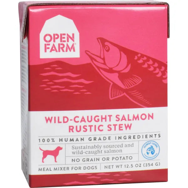 Open Farm Dog Meal Mixer - Wild-Caught Salmon Rustic Stew