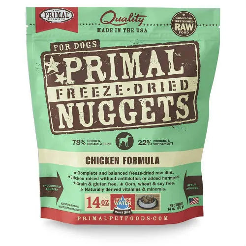 Primal Canine Freeze-Dried Nuggets - Chicken Formula