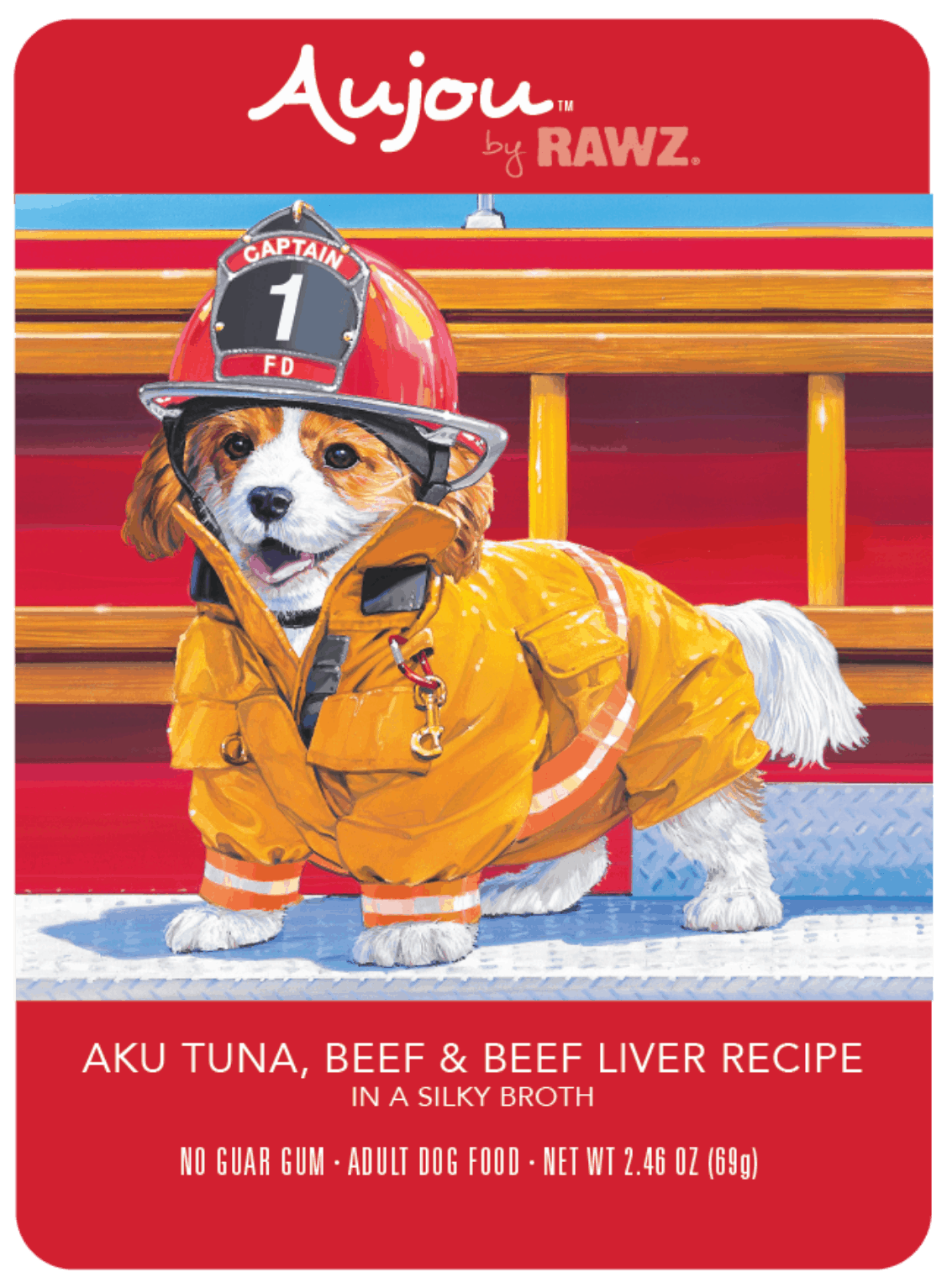 RAWZ AUJOU AKU TUNA, BEEF & BEEF LIVER DOG FOOD RECIPE