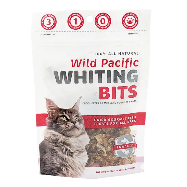 Snack21 Wild Pacific Whiting Bits for Cats