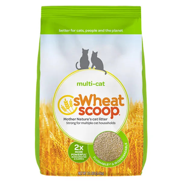 Swheat Scoop Multi-Cat Natural Clumping Litter