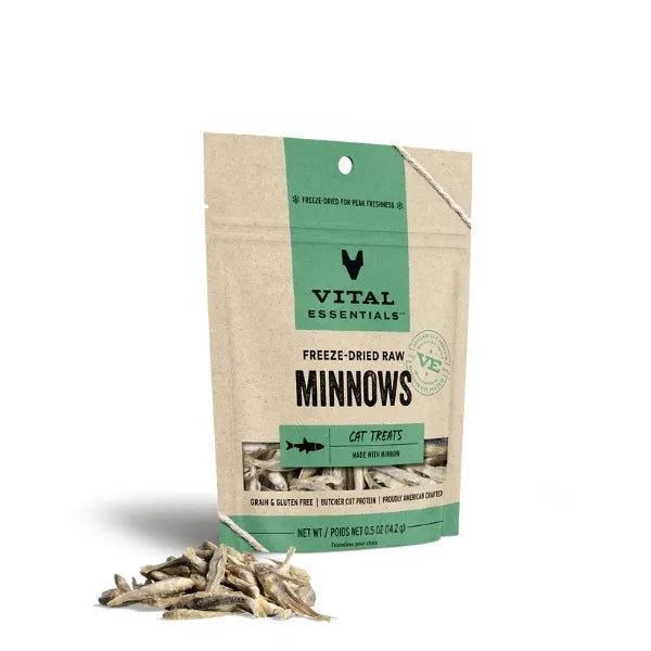 Vital Essentials Freeze-Dried Raw Cat Treats - Minnows