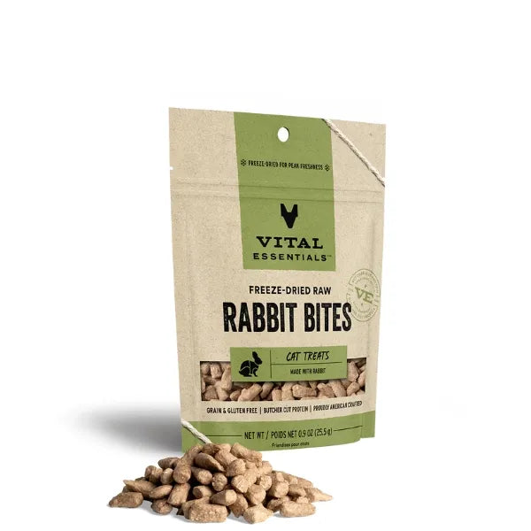 Vital Essentials Freeze-Dried Raw Cat Treats - Rabbit Bites